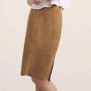 Wilfred Free Lis Suede Skirt - Size 00